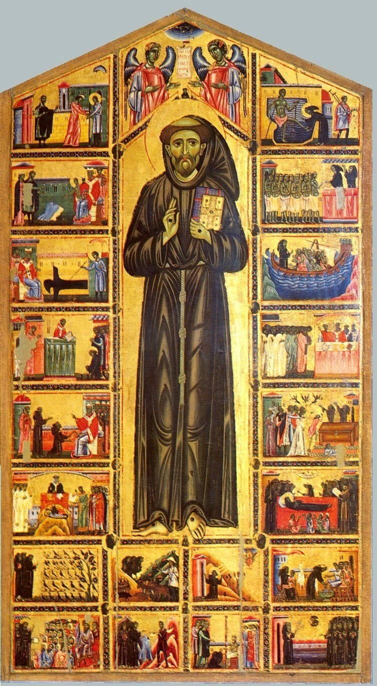 Public domain: https://commons.wikimedia.org/wiki/File:Master_of_the_bardi_saint_francis_._St._Francis_and_scenes_from_his_life_13_cent_Santa_croce.jpg